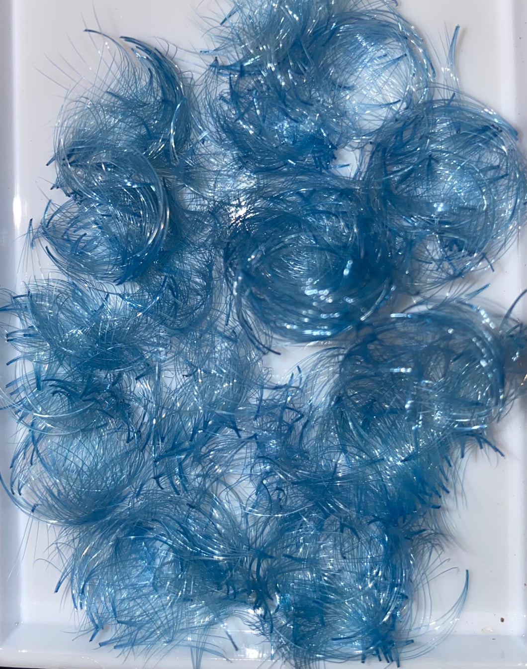 6D Icy Blue Pre-made Fans